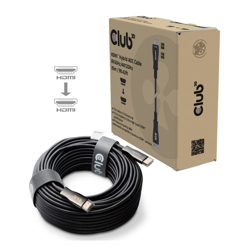 ギャラリービューアに画像をロードする, Club 3d hdmi hybride aoc kabel (zwart, 30 meter)
