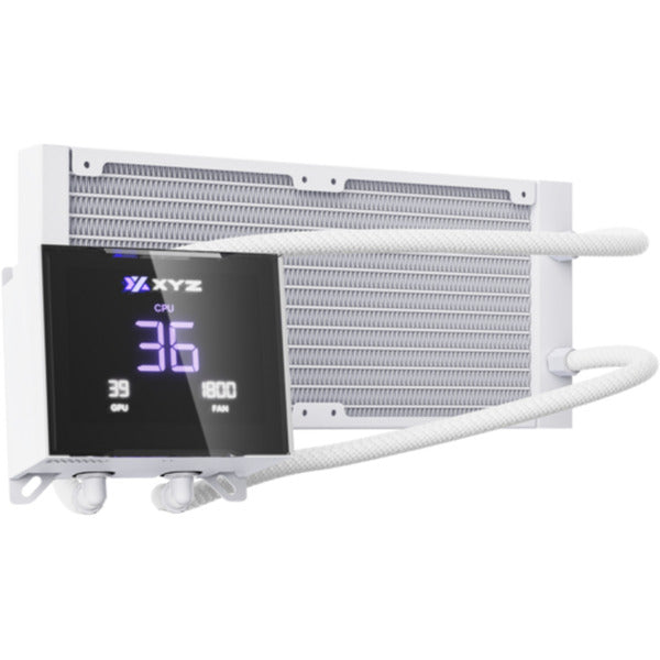 Laden Sie das Bild in Galerie -Viewer, Xyz pc gear hydrotemp aio 240 waterkoeling (wit, argb, pwm)
