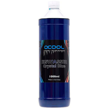 Alphacool eiswasser crystal blue koelmiddel (blauw, 1000 ml)