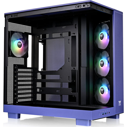 Thermaltake view 380 xl tg argb future dusk midi tower behuizing (paars | 2x usb-a | 1x usb-c | rgb | window)