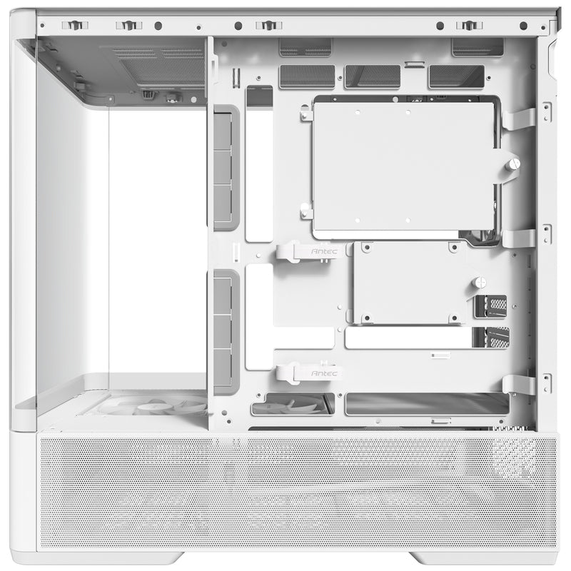 Afbeelding laden in galerijviewer, Antec c6 curve air midi tower behuizing (wit | 2x usb-a | 1x usb-c | tempered glass)
