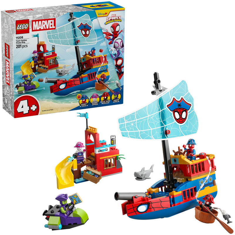 Afbeelding laden in galerijviewer, Lego marvel - team spidey piratenschip constructiespeelgoed (11208)
