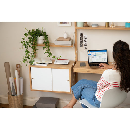 Fritz! box 7530 ax international router (wit rood, mesh wi-fi)