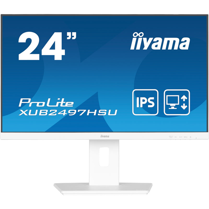 Load image into Gallery viewer, Iiyama prolite xub2497hsu-w2 23.8 monitor (wit, hdmi, displayport, 2x usb-a, usb-b)

