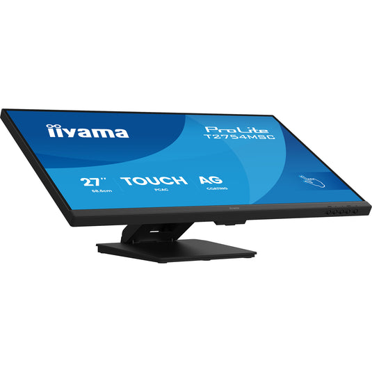 Iiyama prolite t2754msc-b2ag 27 touchscreen monitor (zwart (mat), touch, vga, hdmi, audio, usb)