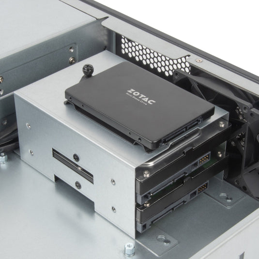 Silverstone sst-rm23-502-mini rack behuizing (zwart)