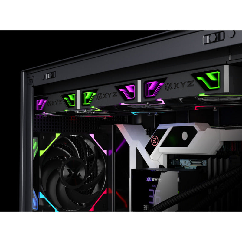 Laden Sie das Bild in Galerie -Viewer, Xyz pc gear hydrotemp aio 360 waterkoeling (zwart, argb, pwm)
