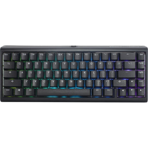 Ducky projectd tinker 65 met qmk via rgb mechanisch toetsenbord (zwart, us lay-out (qwerty), cherry mx brown, 65%, rgb leds, double-shot pbt, hot-swappable, gasket mount)