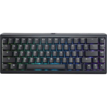 Ducky projectd tinker 65 met qmk via rgb mechanisch toetsenbord (zwart, us lay-out (qwerty), cherry mx brown, 65%, rgb leds, double-shot pbt, hot-swappable, gasket mount)