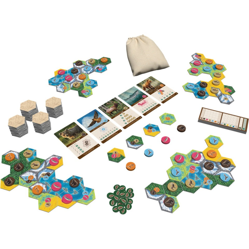 Afbeelding laden in galerijviewer, Asmodee cascadia - familiespel - bordspel - engelstalig
