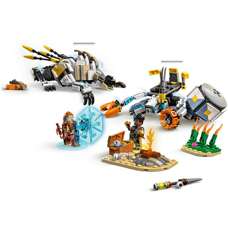Load image into Gallery viewer, Lego horizon adventures - aloy en varl vs. shell-walker en sawtooth constructiespeelgoed (77037)
