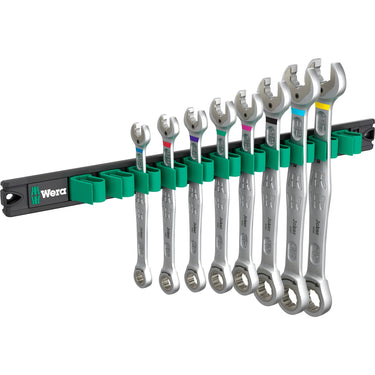 Wera 9632 magneetstrip 6000 joker imperial 1 steek-ringratelsleutelset moersleutel (inch, 8‑delig)