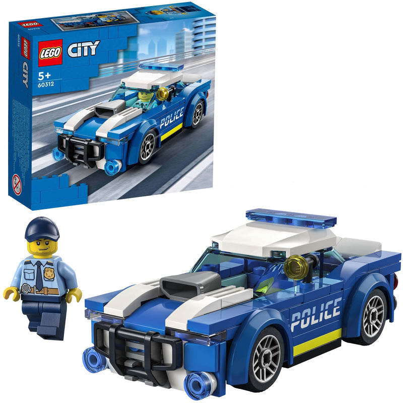 Afbeelding laden in galerijviewer, Lego ® city politiewagen 60312 bouwset voor kinderen vanaf 5 jaar; inclusief een minifiguur van een politieagent met een zaklamp en politiepet (94 onderdelen)
