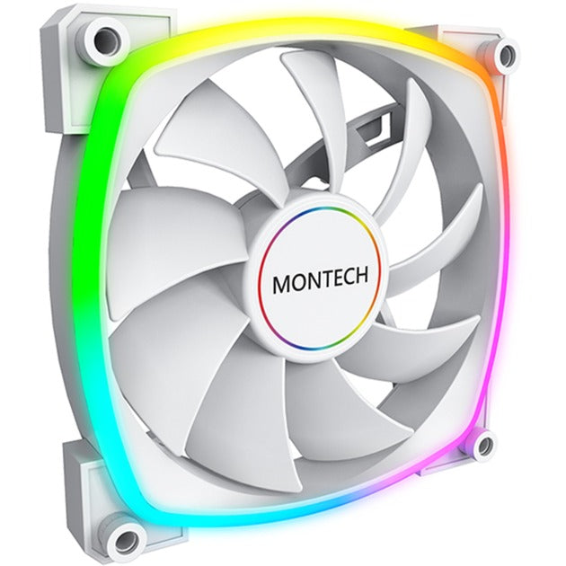 Load image into Gallery viewer, Montech ax140 fan pwm rgb case fan (wit, 140 x 140 x 25 mm)
