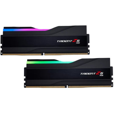 G.skill 32 gb ddr5-7600 (2x 16 gb) kit werkgeheugen (zwart, f5-7600j3646g16gx2-tz5rk, trident z5 rgb, xmp)