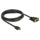 Delock hdmi naar dvi-d kabel (zwart, 2 meter)