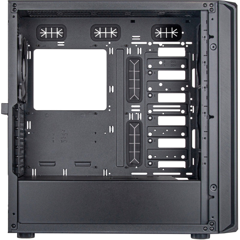 Load image into Gallery viewer, Silverstone sst-sed1-b midi tower behuizing (zwart | 2x usb-a | 1x usb-c)
