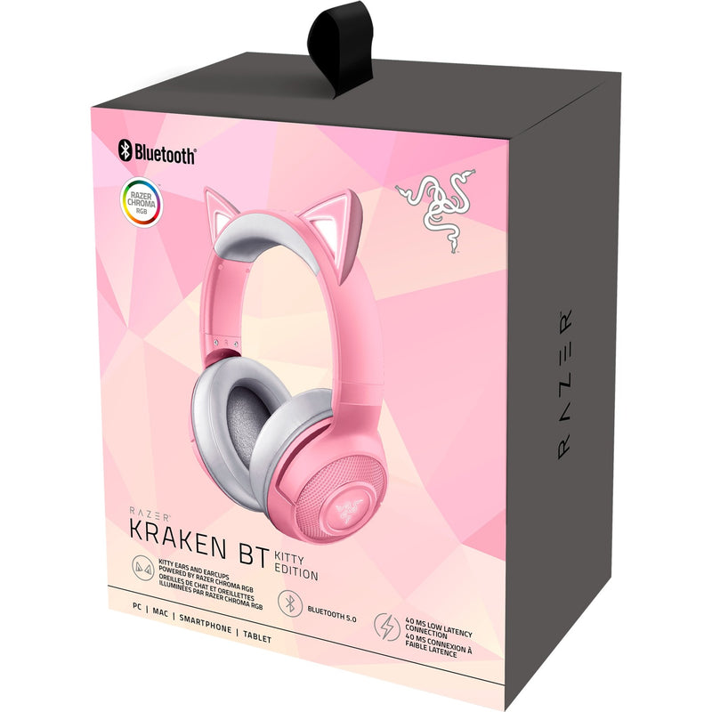 Load image into Gallery viewer, Razer kraken kitty v2 pro rgb over-ear gaming headset (roze)
