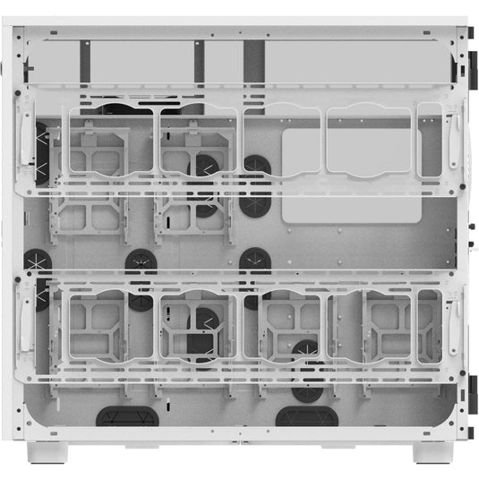 Thermaltake ax700 tg snow big tower behuizing (wit | 4x usb-a | 1x usb-c | tempered glass)