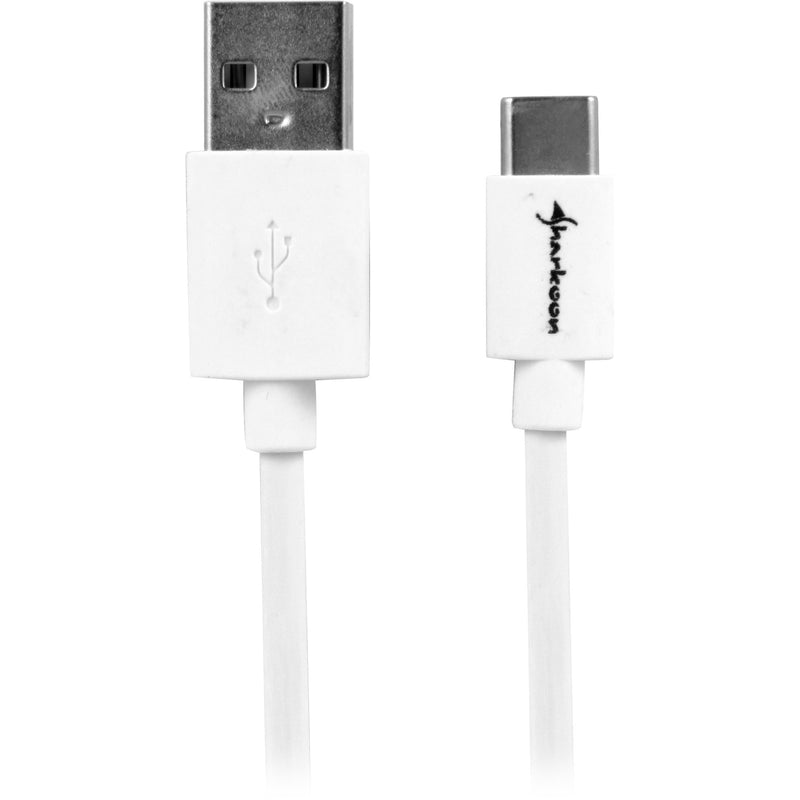 Load image into Gallery viewer, Sharkoon usb-a 2.0 - usb-c kabel (wit, 1 meter)

