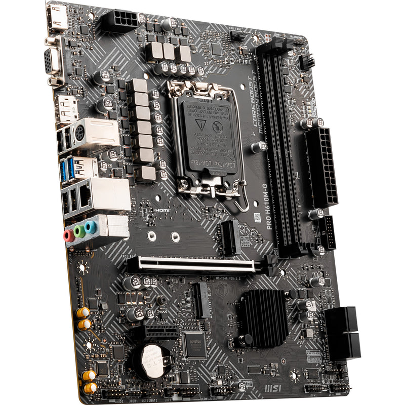 Load image into Gallery viewer, Msi pro h610m-g socket 1700 moederbord (gb-lan, sound, µatx)
