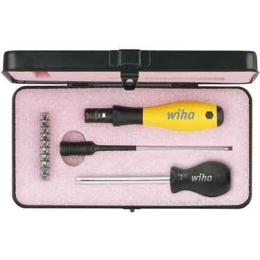 Wiha momentschroevendraaierset torquevario-s esd (zwart geel, 0,4 - 1,0 nm, 14-delig, incl. box)