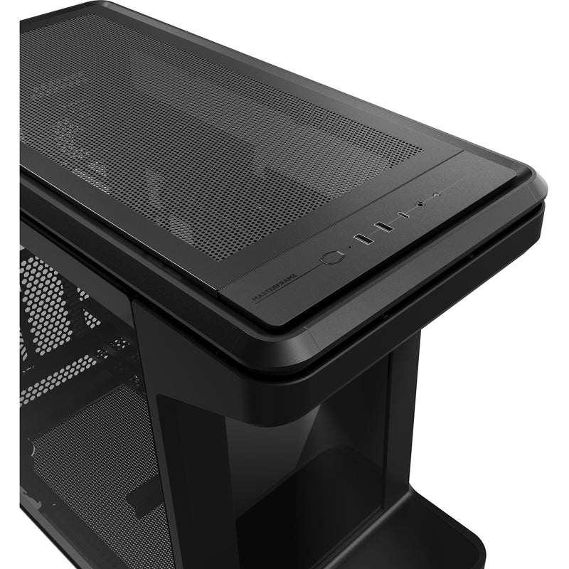 Load image into Gallery viewer, Cooler master masterframe 360 stage lcd midi tower behuizing (zwart | 2x usb-a | 1x usb-c | tempered glass)
