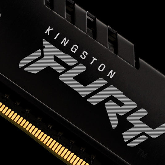 Kingston fury 64 gb ddr4-3600 (2x 32 gb) kit werkgeheugen (zwart, kf436c18bbk2 64, beast, xmp 2.0)