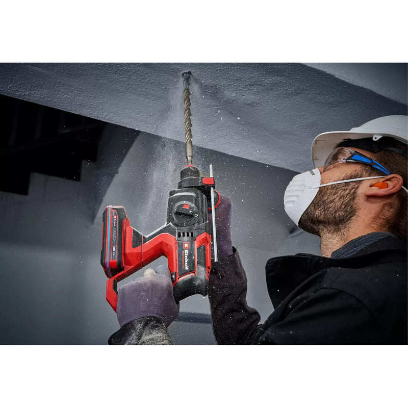 Load image into Gallery viewer, Einhell tp-hd 18 22 d li bl - solo professional accu boorhamer (rood zwart, accu en oplader niet inbegrepen, incl. opbergkoffer e-case s-f)

