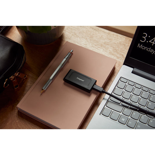 Kingston xs1000 portable 2 tb externe ssd (zwart, sxs1000 2000g, usb-a 3.2 (10 gbit s))