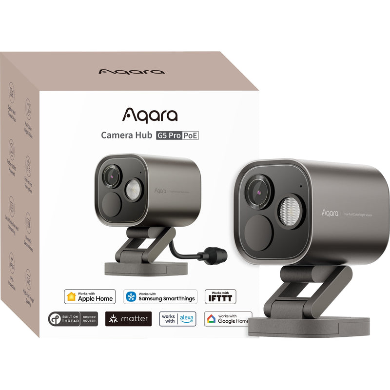 Afbeelding laden in galerijviewer, Aqara camera hub g5 pro poe (grijs, kleurennachtzicht)
