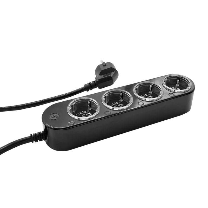 Load image into Gallery viewer, Shelly power strip gen4 stekkerdoos (zwart, wifi, bluetooth, zigbee)
