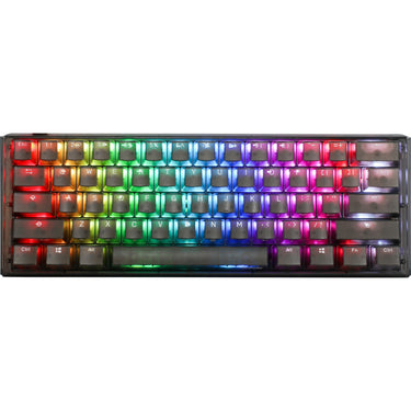 Ducky one 3 mini aura rgb mechanisch toetsenbord (zwart, us lay-out (qwerty), cherry mx brown, 60%, abs double shot, hot swap)