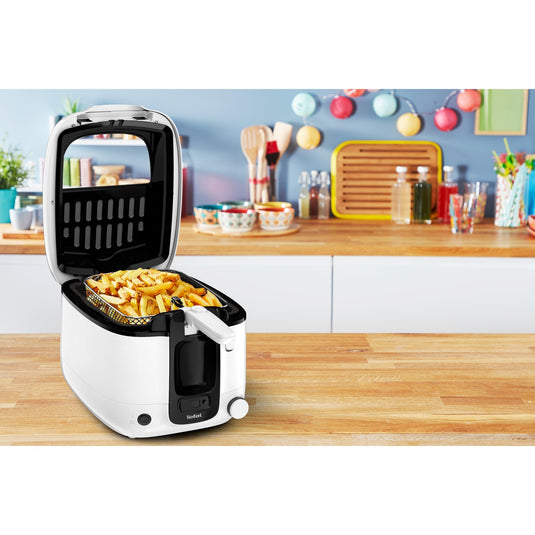 Tefal super uno fr3140 frituurpan (wit zwart, 2,2 liter)
