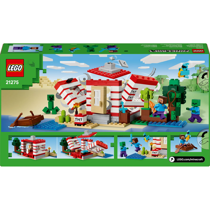 Load image into Gallery viewer, Lego minecraft 21275 het tnt junglehuis
