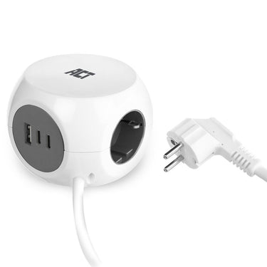 Act stekkerdoos ac2420 wit