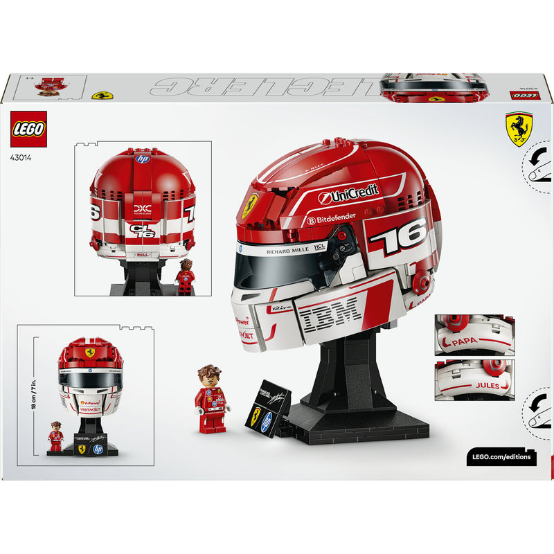 Chargez l'image dans la visionneuse de la galerie, Lego editions scuderia ferrari hp helm van charles leclerc - 43014
