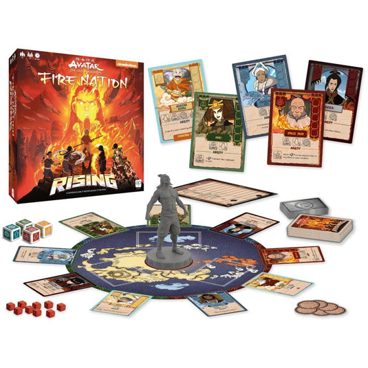 European player network rising - avatar the last airbender: fire nation bordspel (engels, 1 - 5 spelers, 60 minuten, vanaf 10 jaar)
