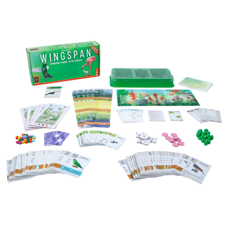 Chargez l'image dans la visionneuse de la galerie, 999games 999 games wingspan: midden- en zuid-amerika bordspel (uitbreiding, nederlands, 1 - 5 spelers, 40 - 70 minuten, vanaf 10 jaar)

