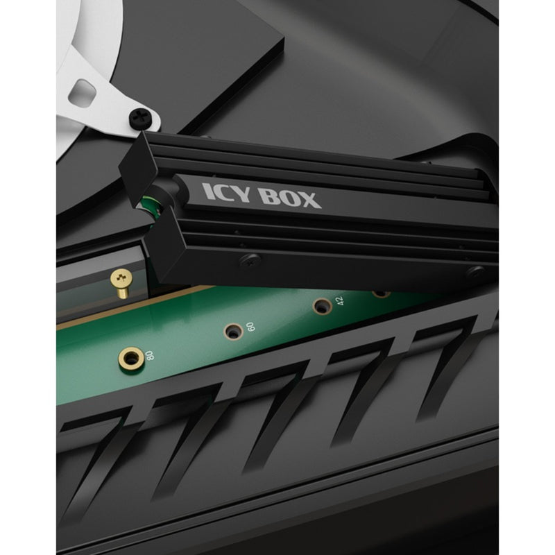 ギャラリービューアに画像をロードする, Icy box ib-m2hs-ps5 heatsink (zwart, m.2 ssd koellichaam voor playstation 5)
