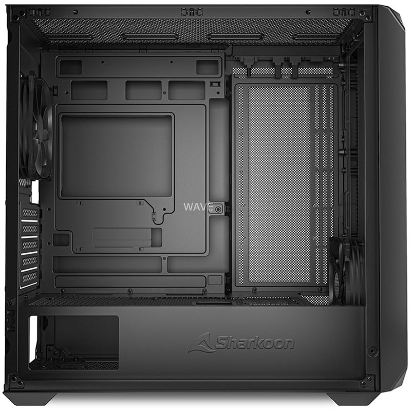 Load image into Gallery viewer, Sharkoon mk2 mini tower behuizing (zwart | 2x usb-a | 1x usb-c)
