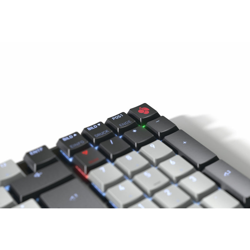 Load image into Gallery viewer, Cherry kw 550 mx lp, toetsenbord (zwart, us lay-out, mx low profile 2.0 ivory, 96%, white led, pbt keycaps)
