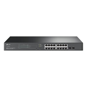 Tp-link omada sg2218p jetstream 18-poorts gigabit smart switch (zwart, 16x poe+, 2x gigabit sfp)