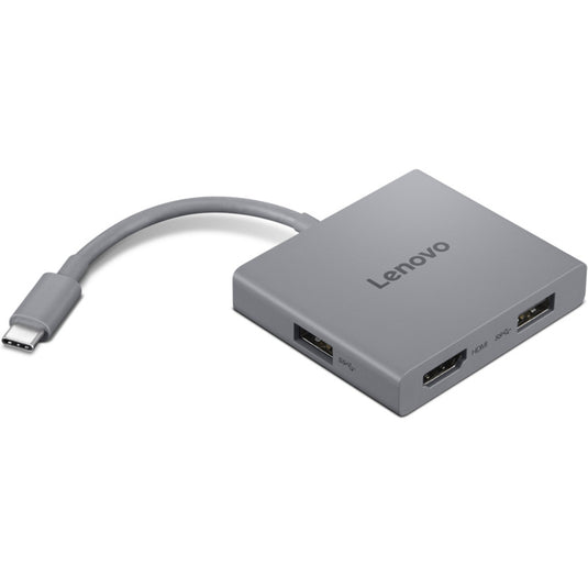 Lenovo usb-c 4 in 1 hub gen2 usb-hub (grijs)