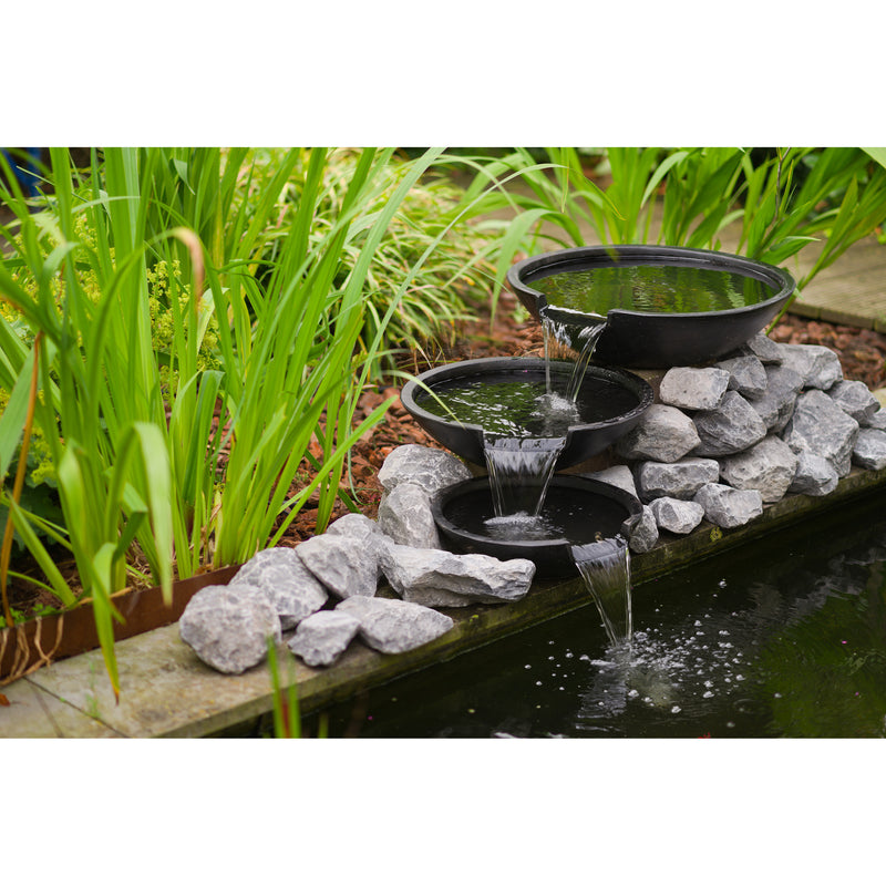 ギャラリービューアに画像をロードする, Ubbink - acqua arte nova scotia 2 waterornament (zwart, met pomp 1600 l h)
