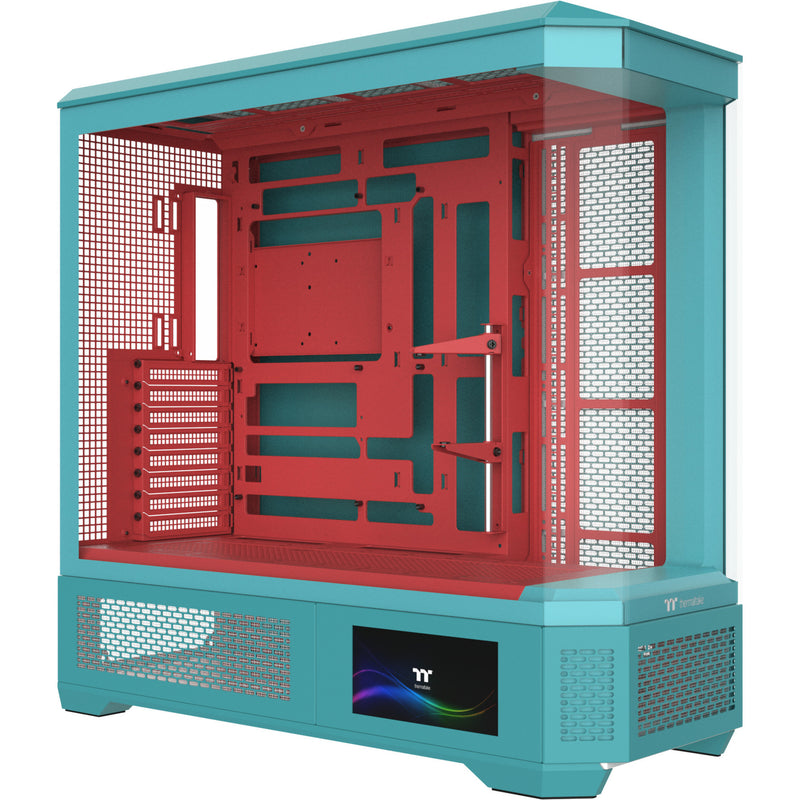 ギャラリービューアに画像をロードする, Thermaltake view 600 tg mint strawberry big tower behuizing (mint bes | 2x usb-a | 1x usb-c | tempered glass)
