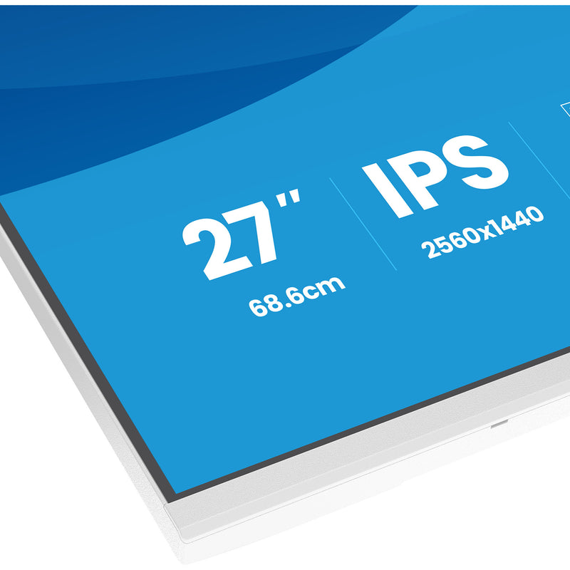 Afbeelding laden in galerijviewer, Iiyama prolite xb2797qsu-w1 27 monitor (wit (mat), hdmi, displayport, usb, audio)
