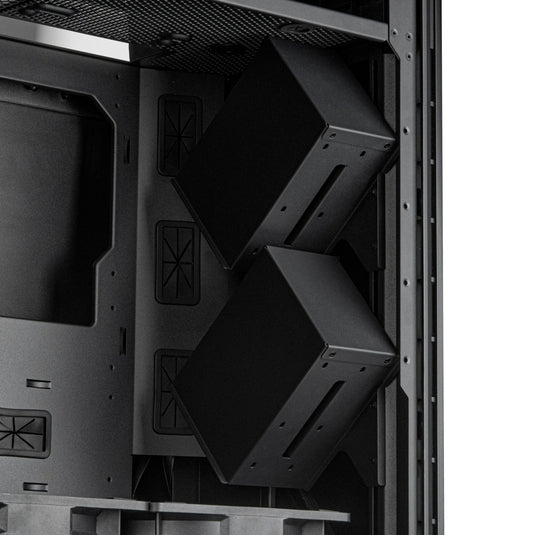 Silverstone alta f2 big tower behuizing (zwart | 4x usb-a | 1x usb-c | tempered glass)