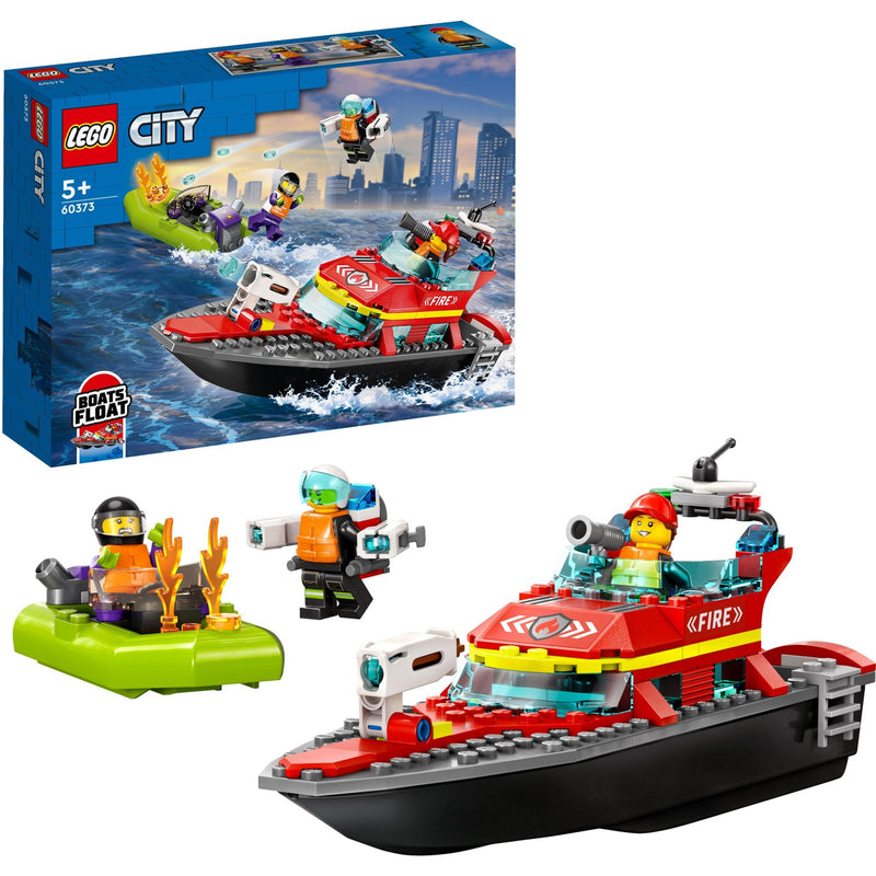 Afbeelding laden in galerijviewer, Lego city 60373 reddingsboot brand
