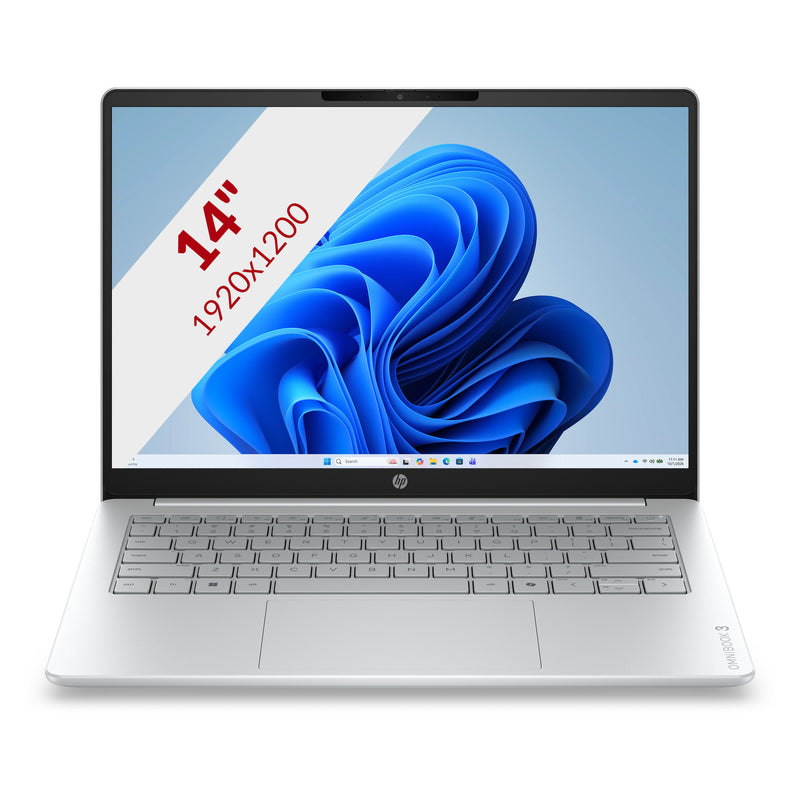 Afbeelding laden in galerijviewer, Hp omnibook 3 14-hy0058ndx (e10k7ea) 14 laptop (grijs | ryzen 5 7520u | radeon 610m | 8 gb | 512 gb ssd)

